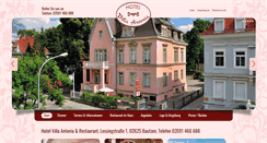 Desktop Screenshot of hotel-villa-antonia.de